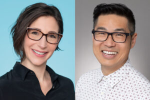 Two People With Great Glasses in Their Headshot